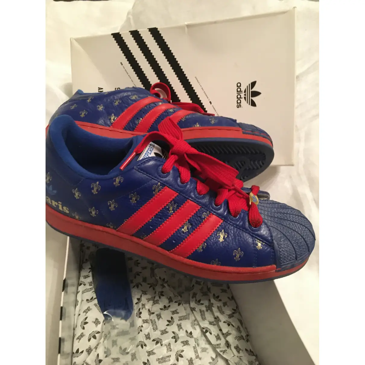 Superstar leather low trainers Adidas