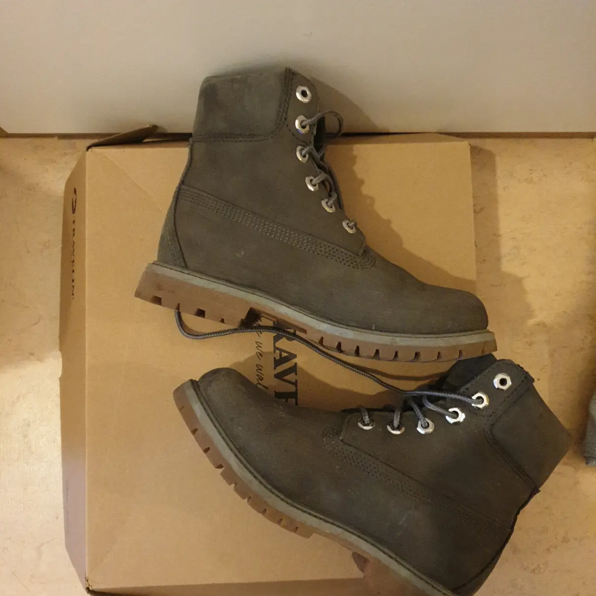 Leather snow boots Timberland