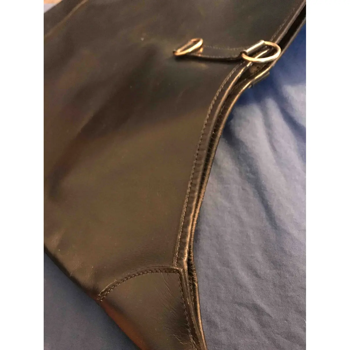 Trim leather handbag Hermès - Vintage