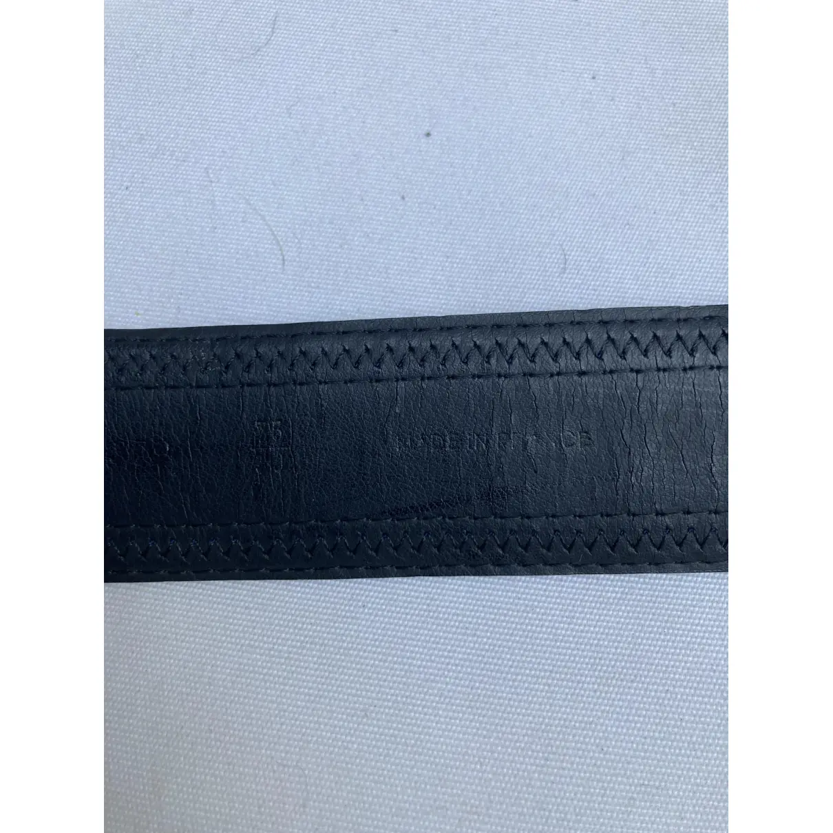 Leather belt Yves Saint Laurent - Vintage