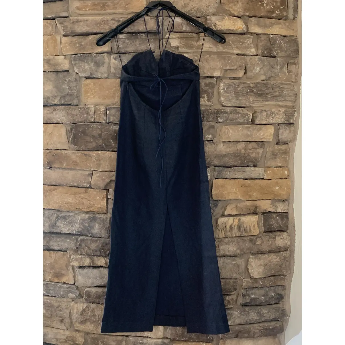 Buy Jacquemus La Riviera linen mid-length dress online