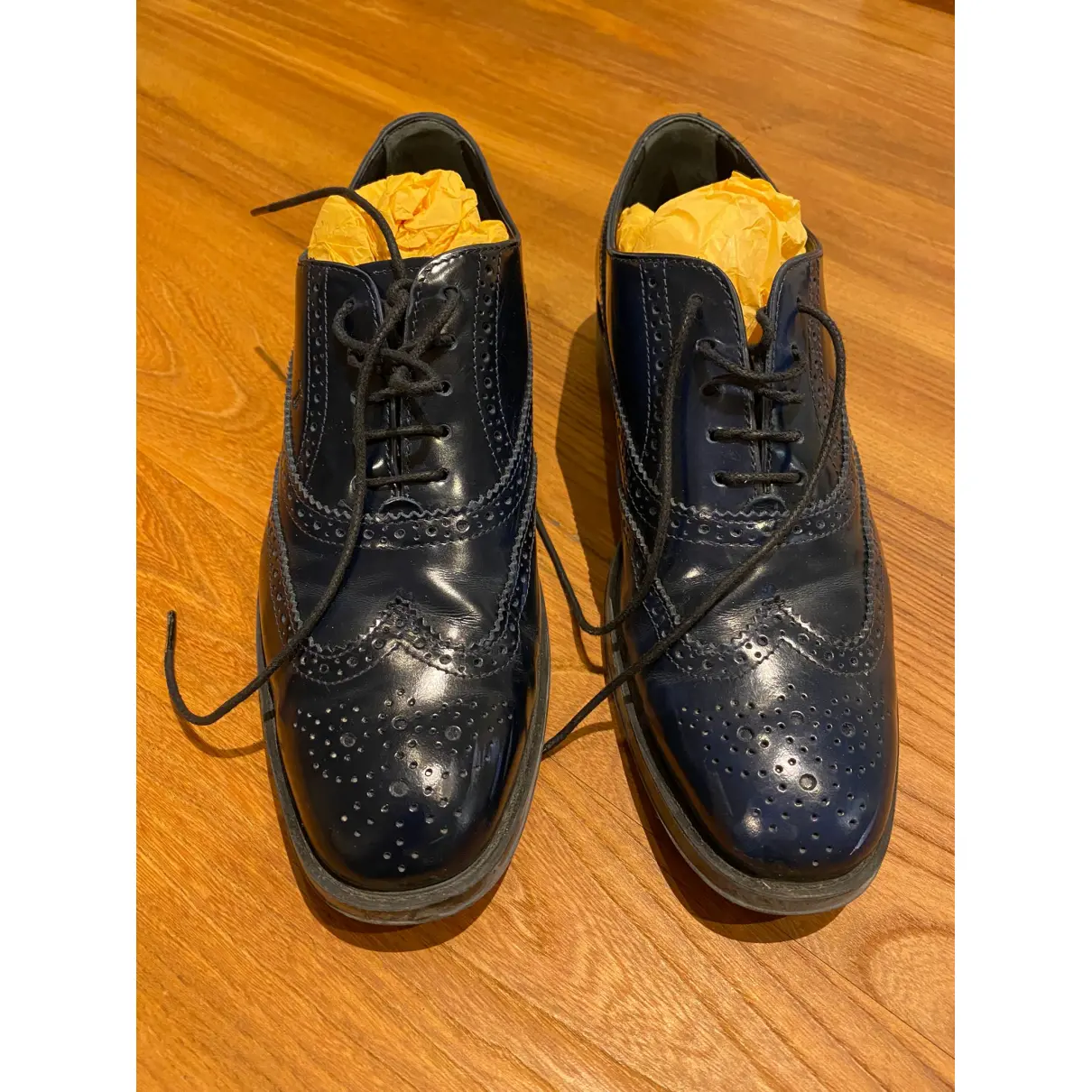 Buy Tod's Patent leather lace ups online