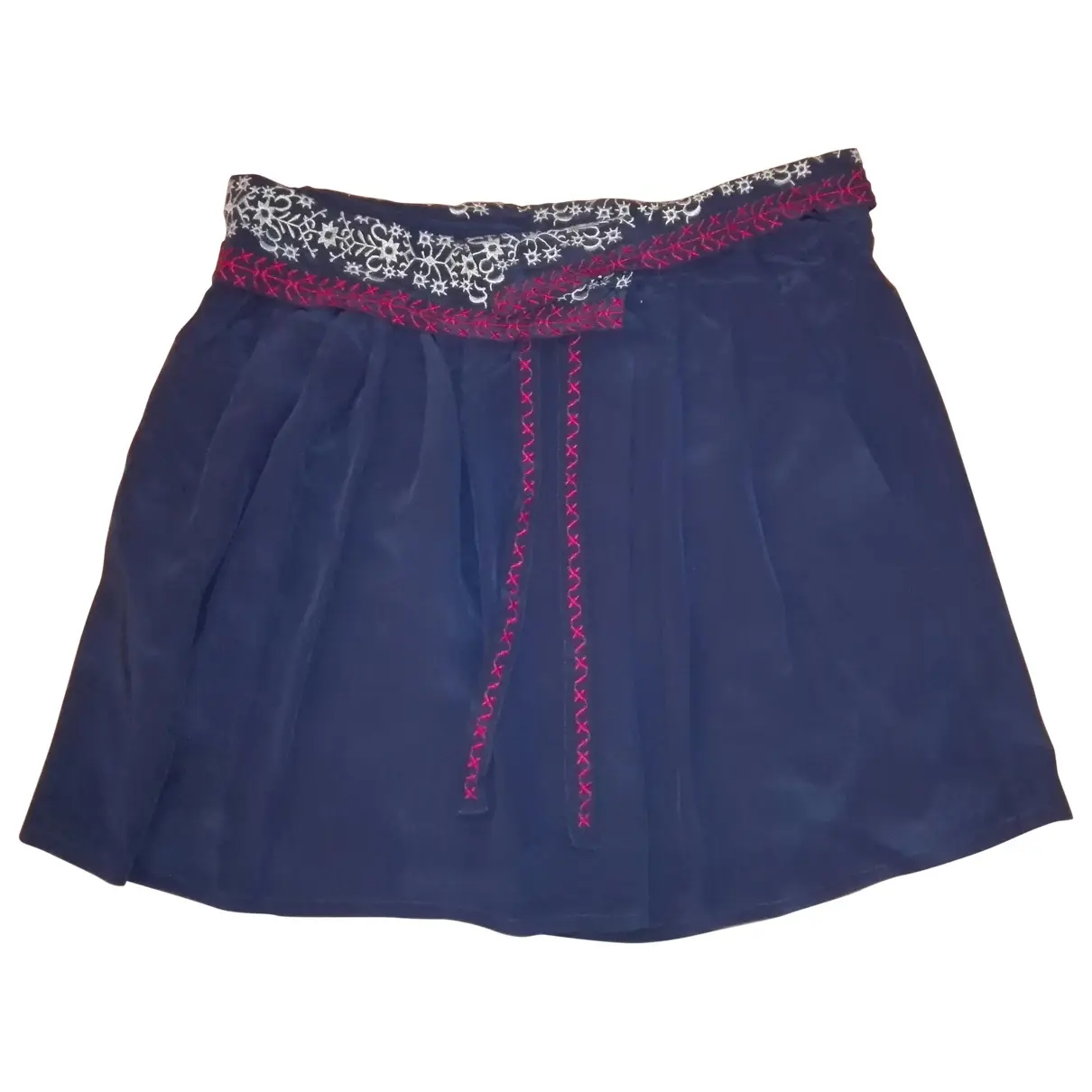 Silk mid-length skirt Bel Air