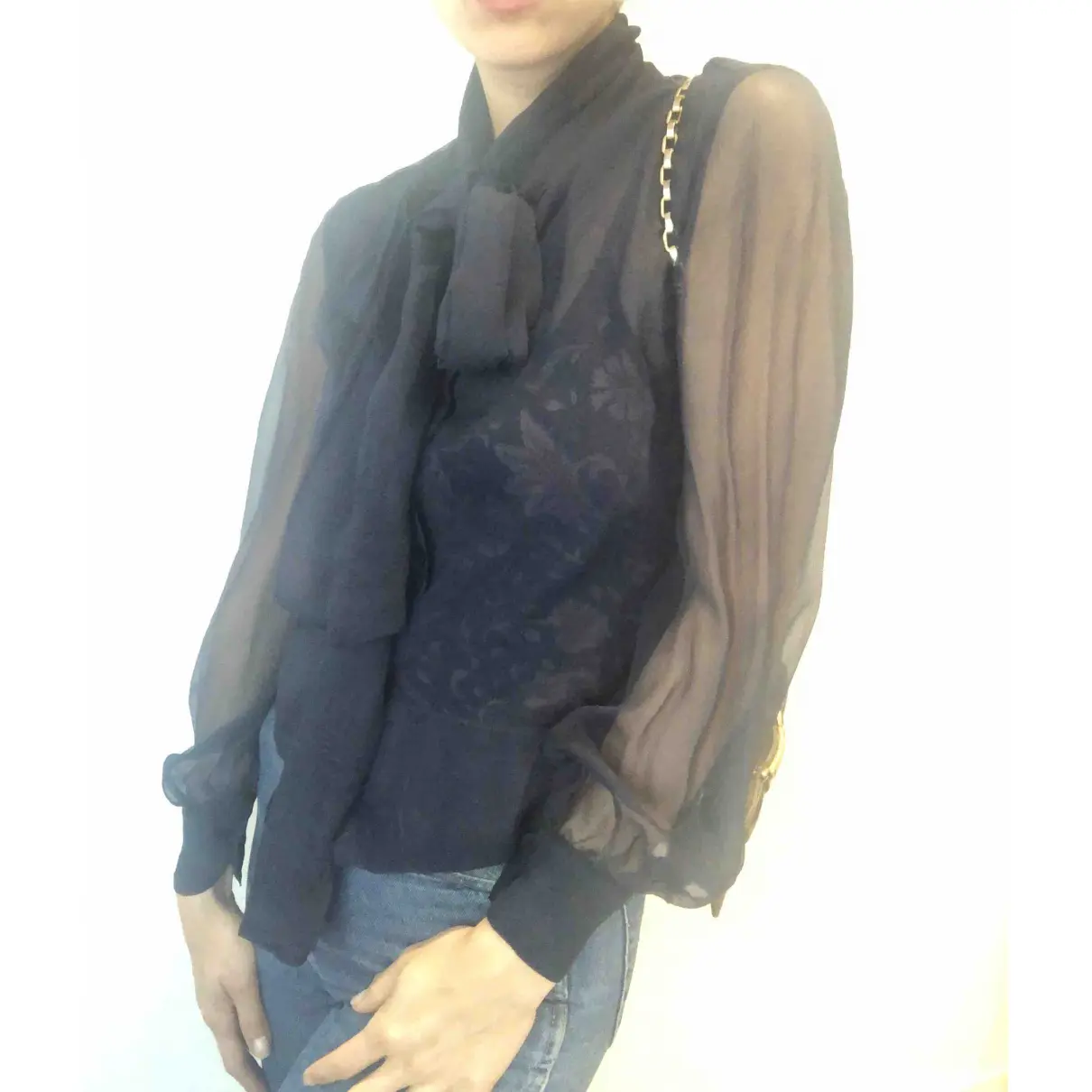 Silk blouse Dior - Vintage