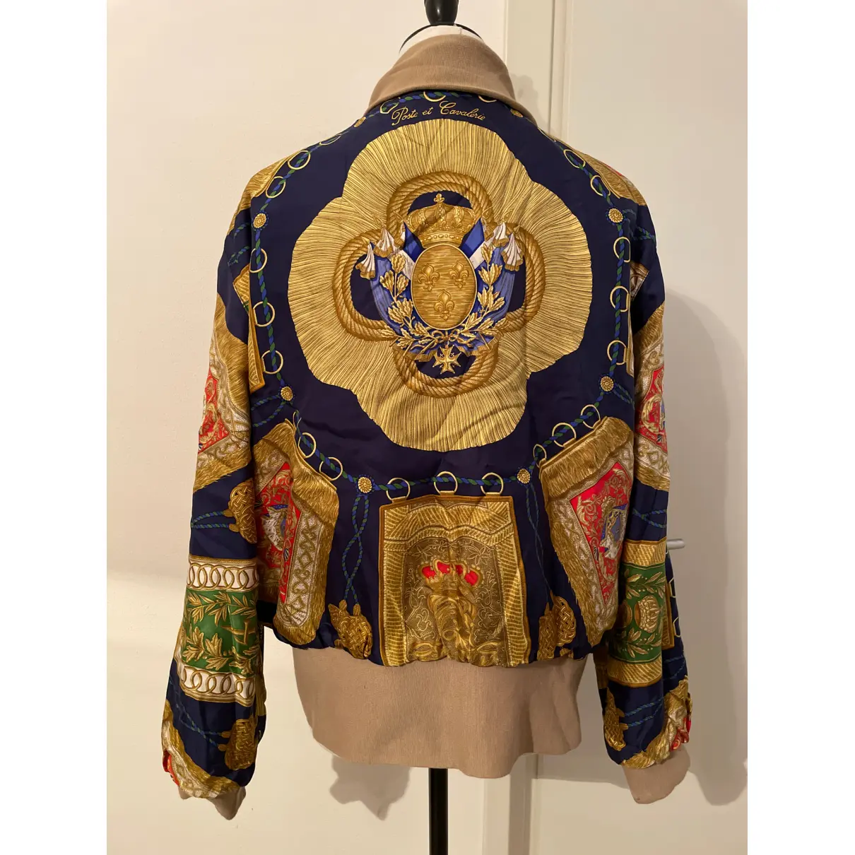Silk biker jacket Hermès - Vintage