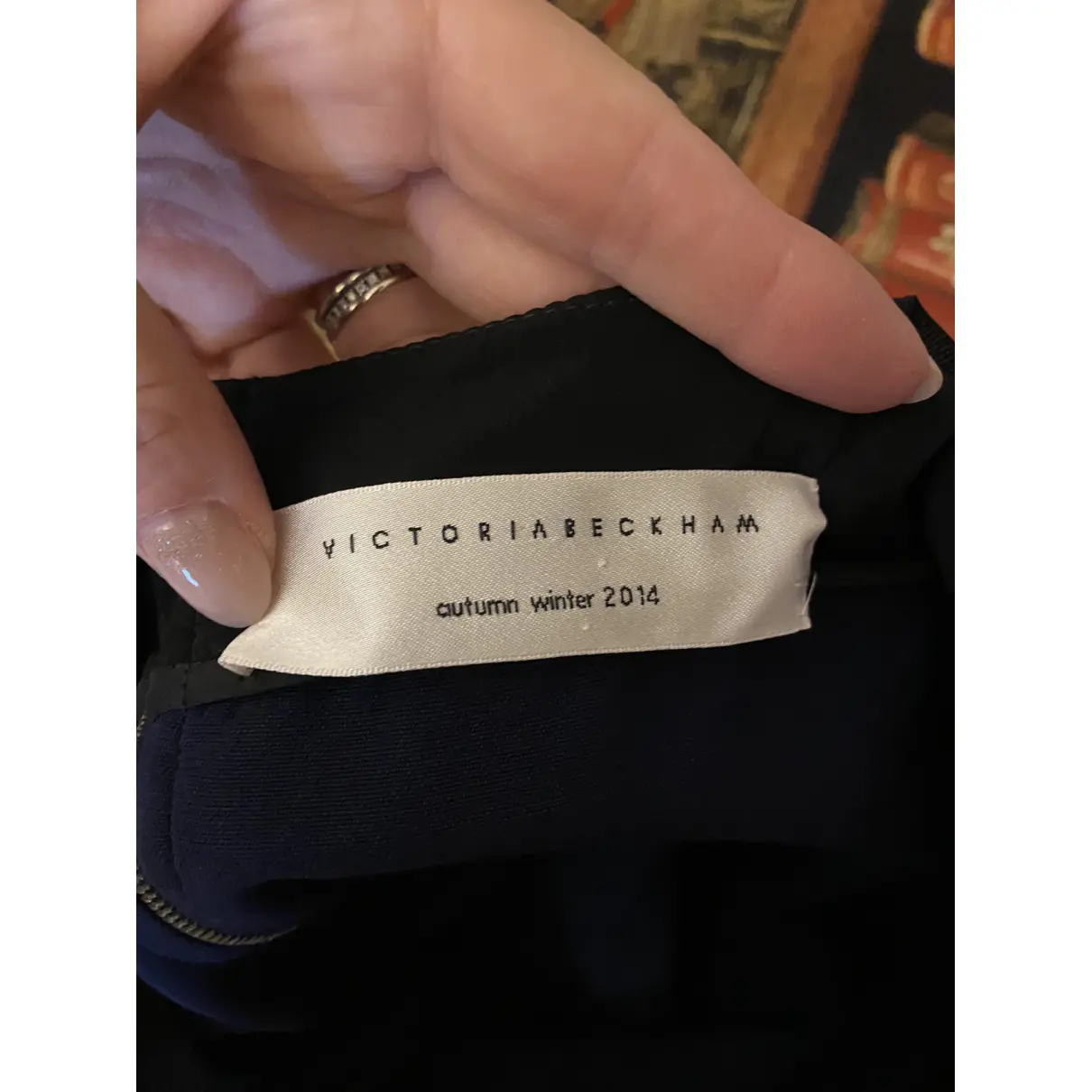 Silk mid-length dress Victoria Beckham