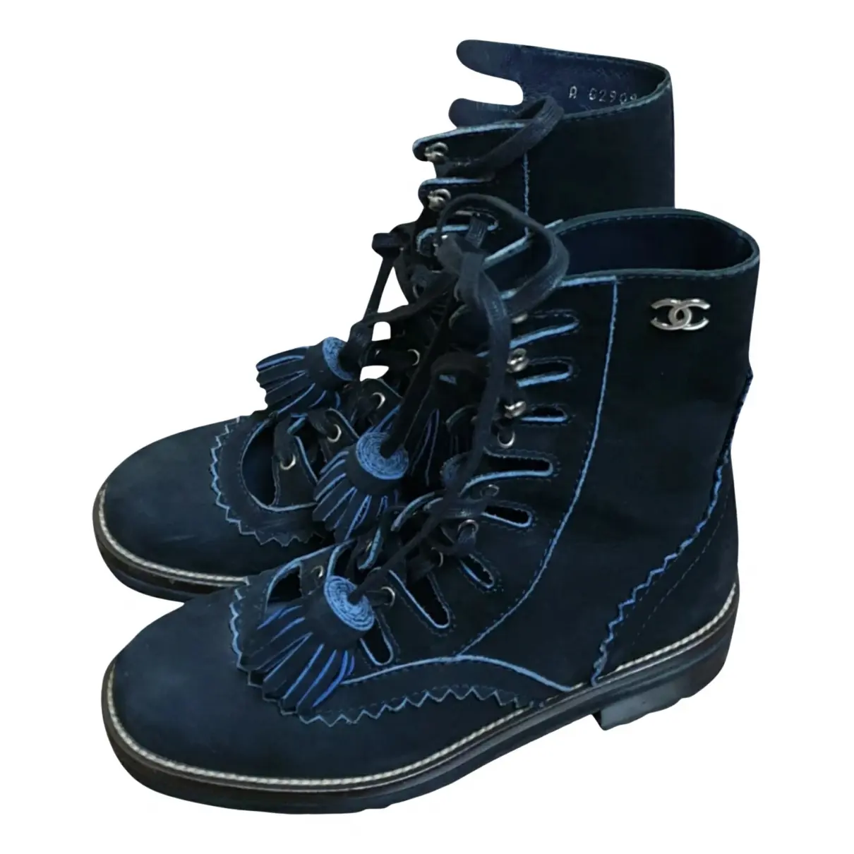 Lace up boots Chanel