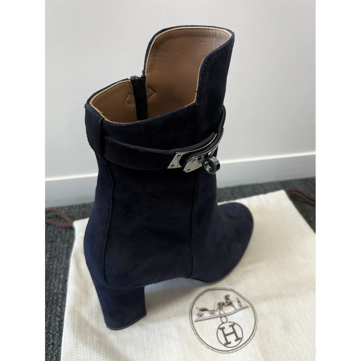Saint Germain buckled boots Hermès
