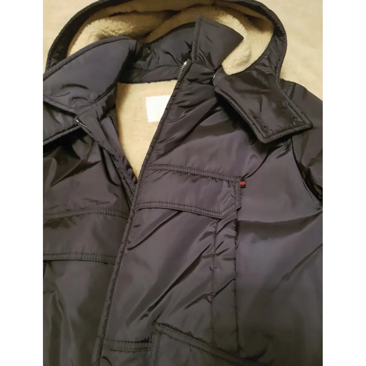 Buy Gucci Navy Synthetic Jacket & coat online