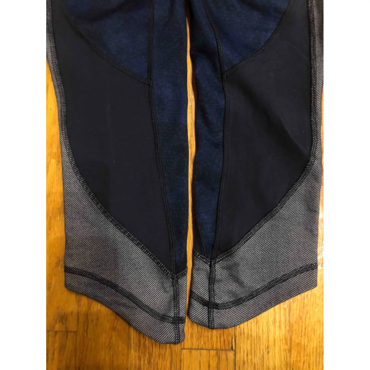 Navy Synthetic Trousers Lululemon