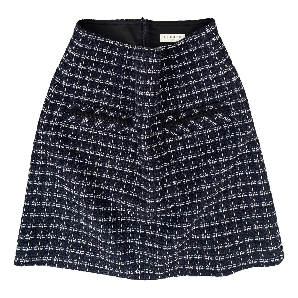 Spring Summer 2021 tweed mini skirt
