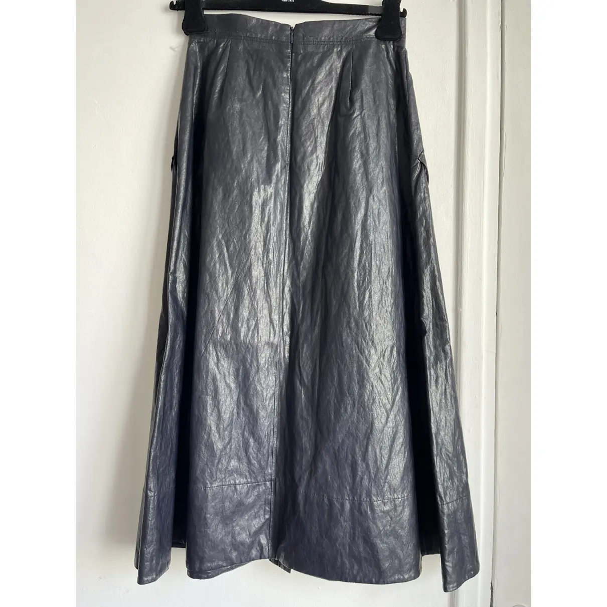 Buy Rejina Pyo Vegan leather maxi skirt online