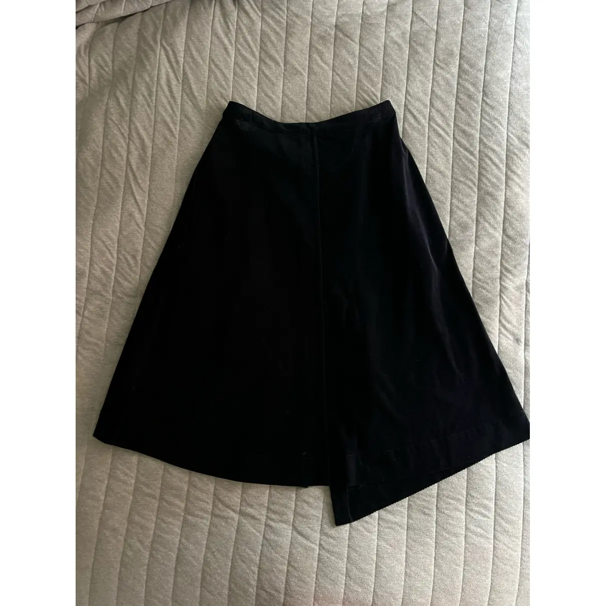 Buy Acne Studios Velvet mid-length skirt online