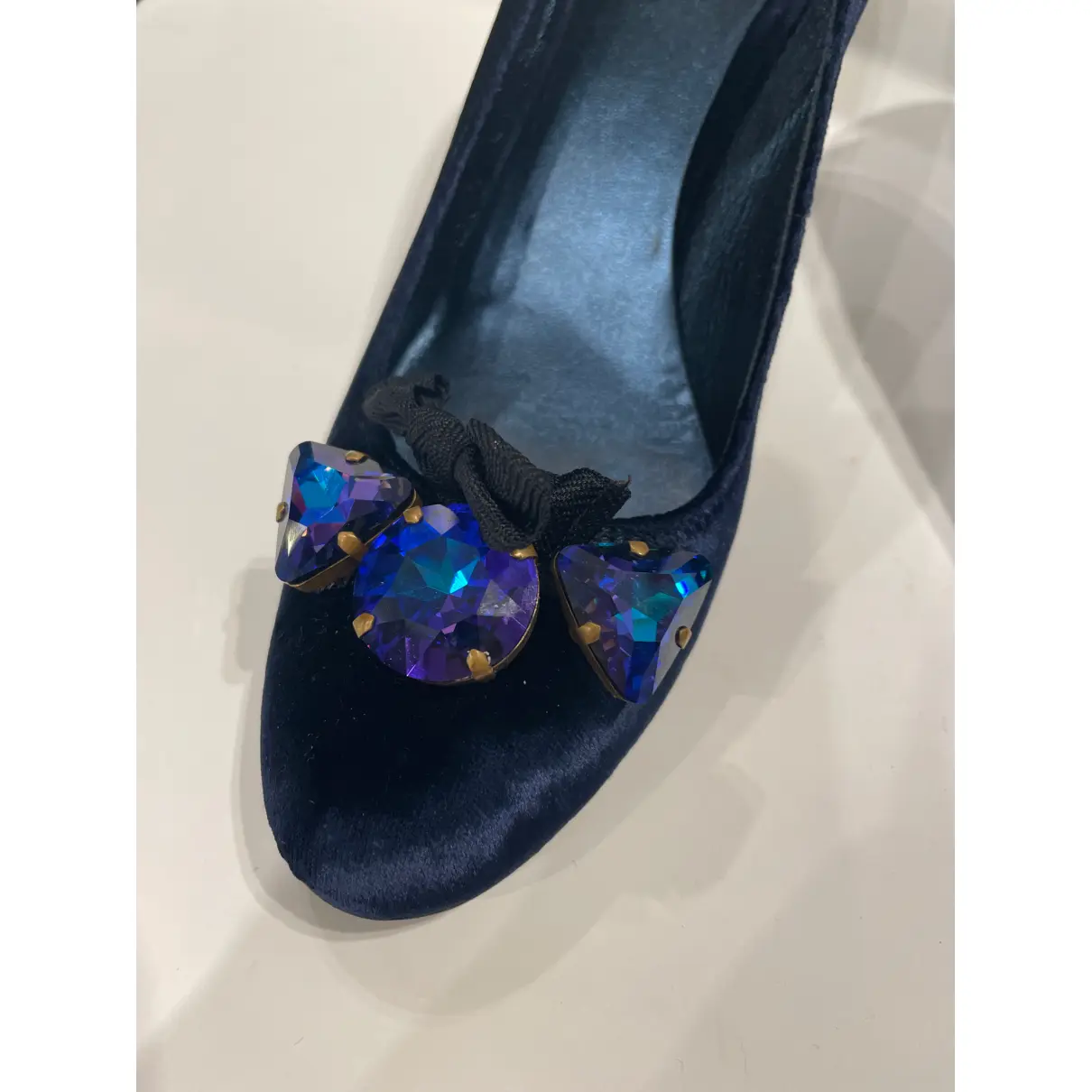 Buy Miu Miu Velvet heels online