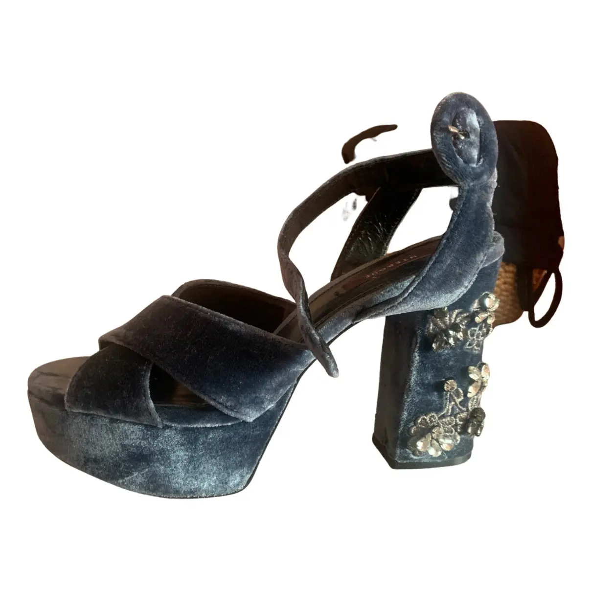 Velvet heels Uterque