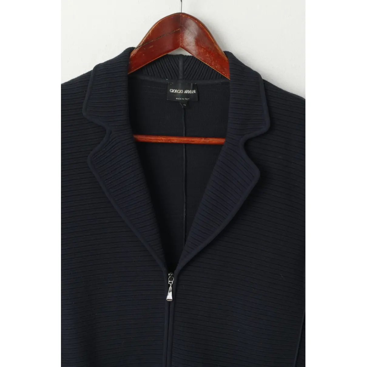 Navy Viscose Jacket Giorgio Armani - Vintage