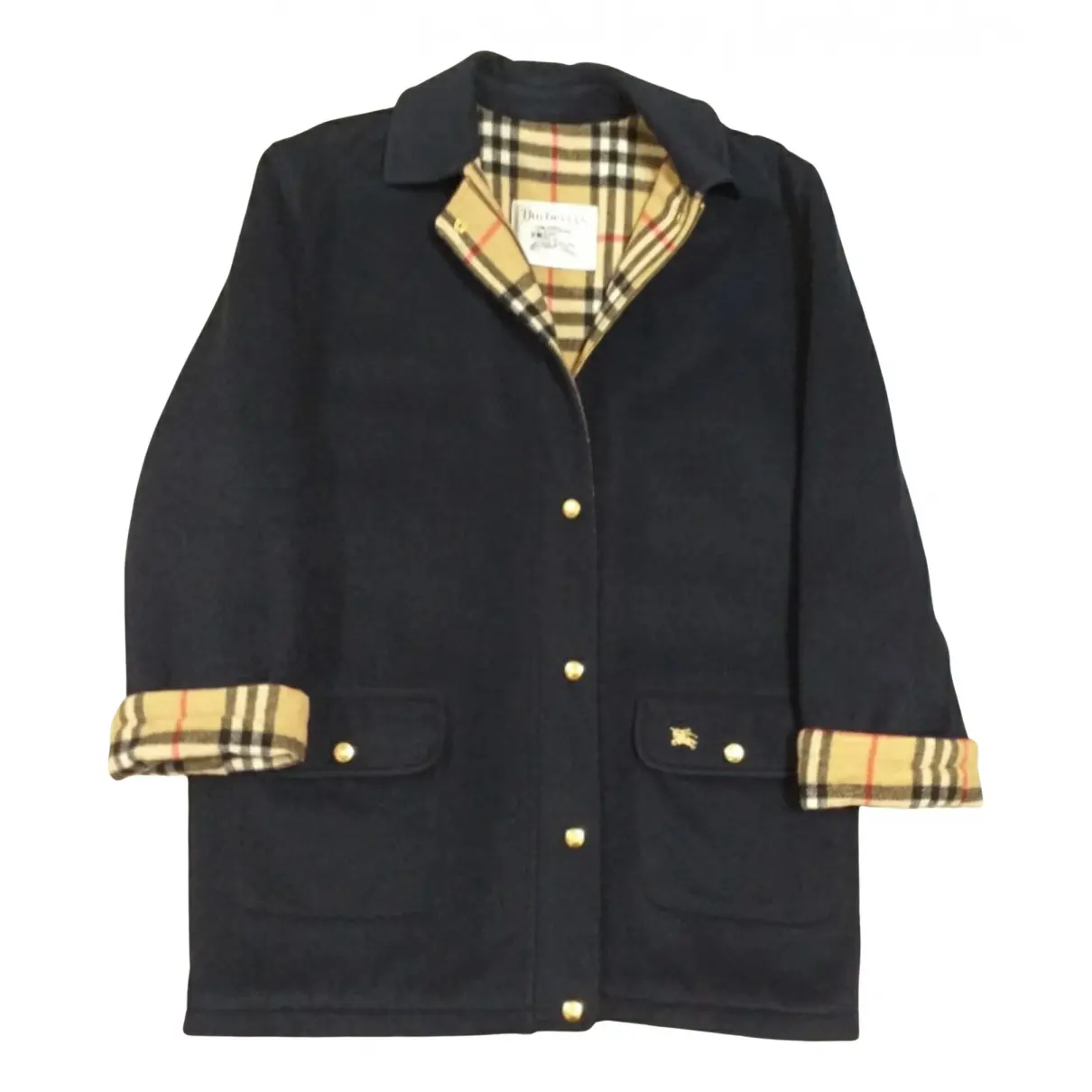 Wool trench Burberry - Vintage