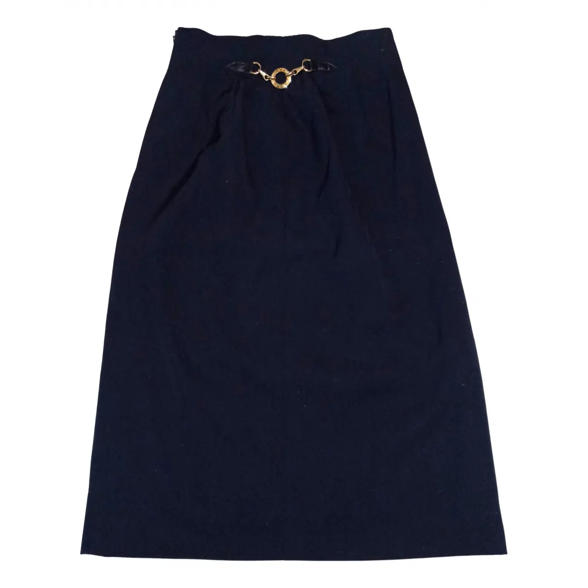 Wool mid-length skirt Celine - Vintage