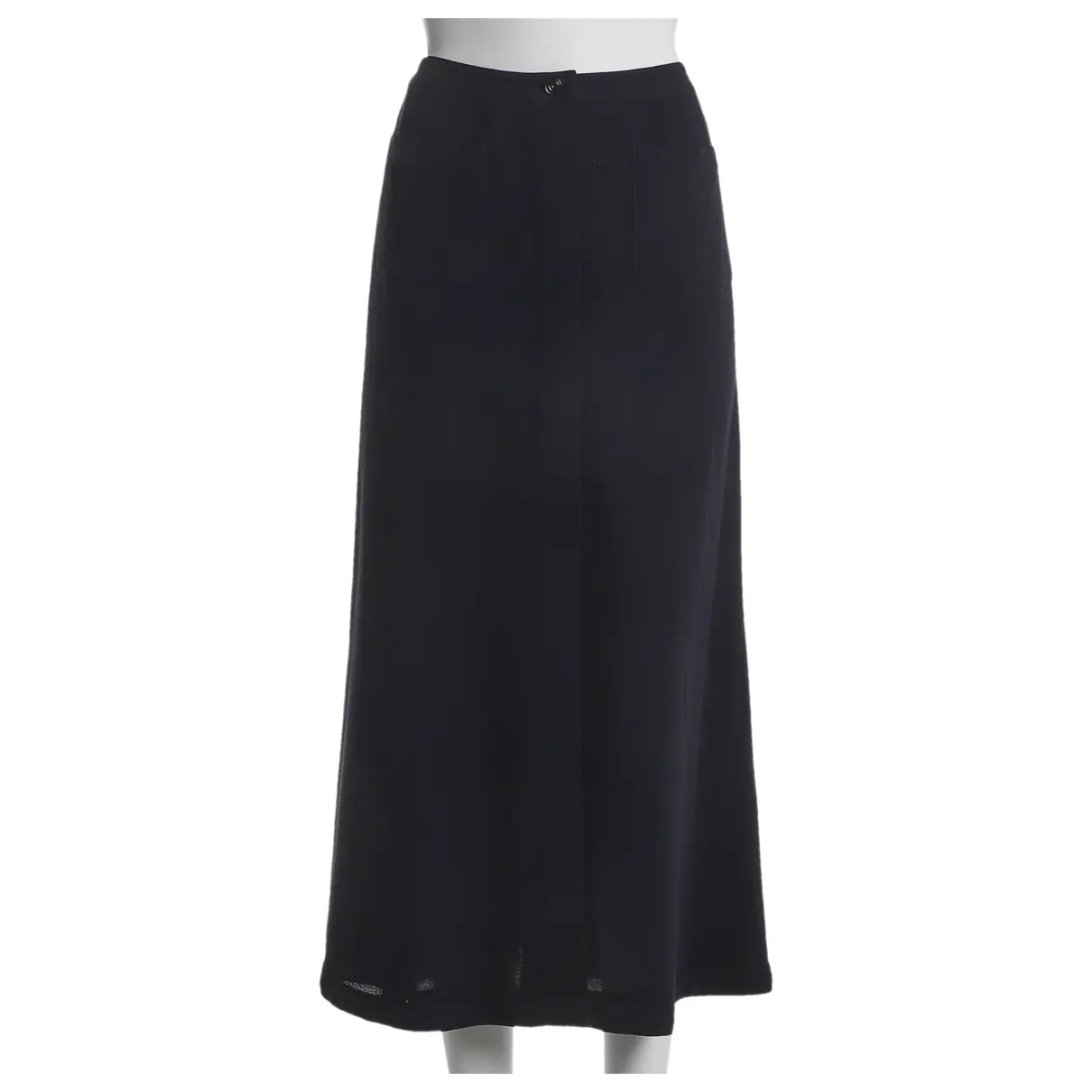 Wool maxi skirt