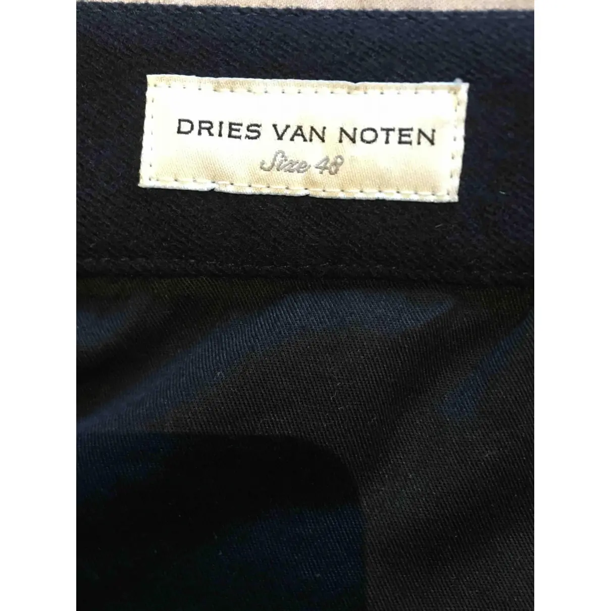 Wool trousers Dries Van Noten