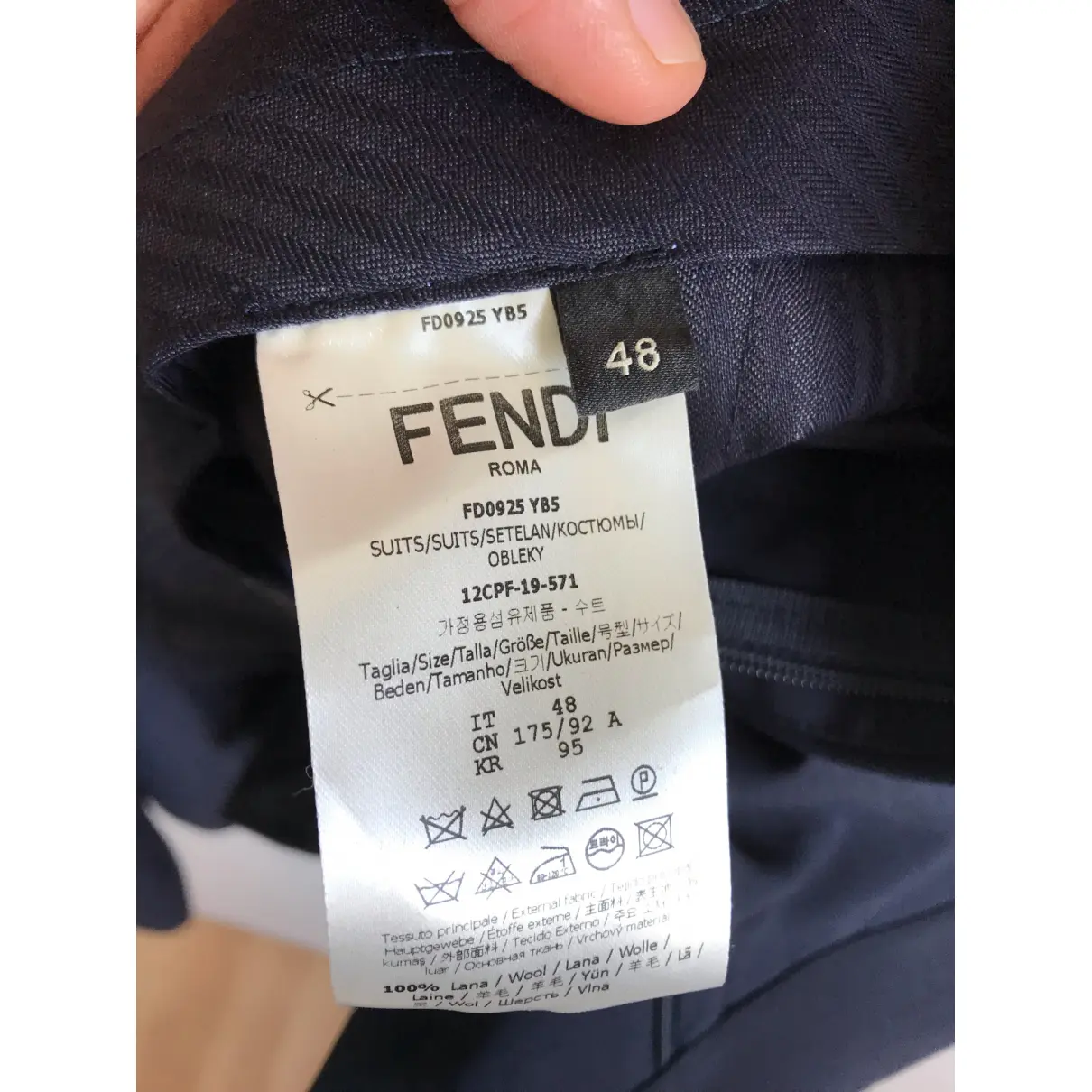 Wool suit Fendi