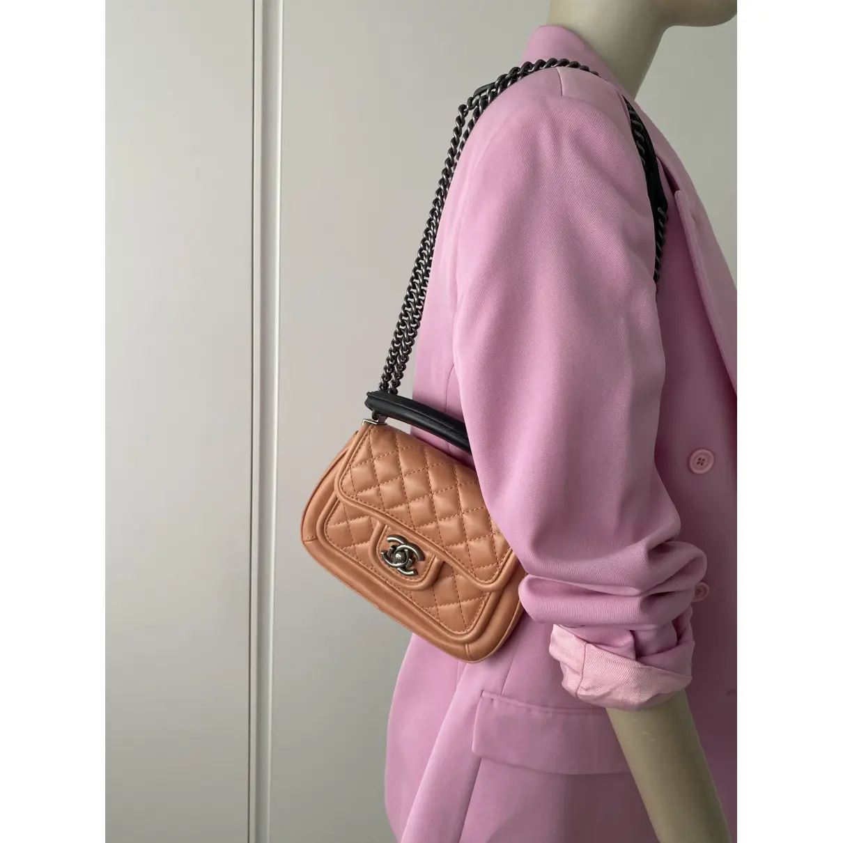 Coco twin leather crossbody bag Chanel
