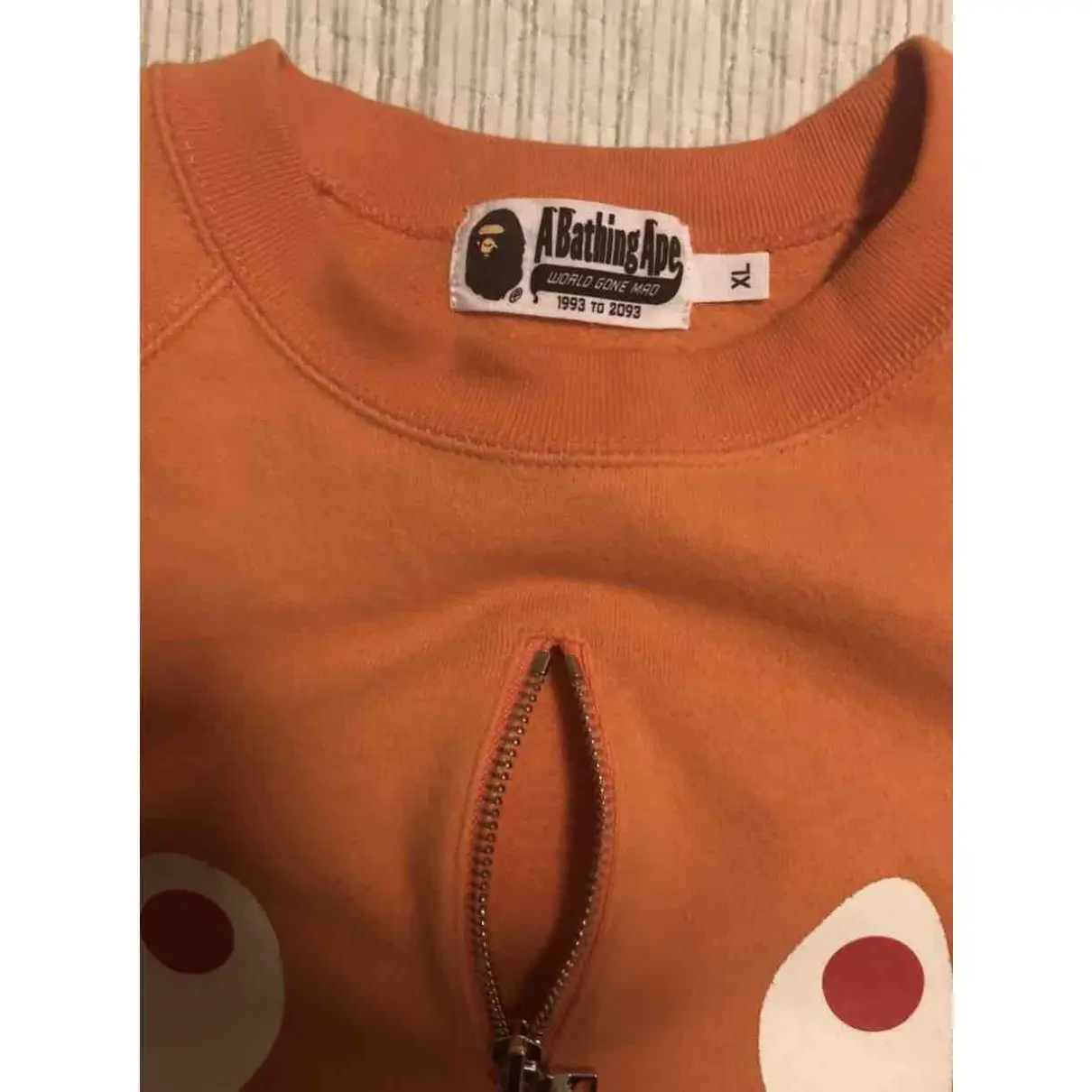 Buy A Bathing Ape Orange Cotton Knitwear & Sweatshirt online