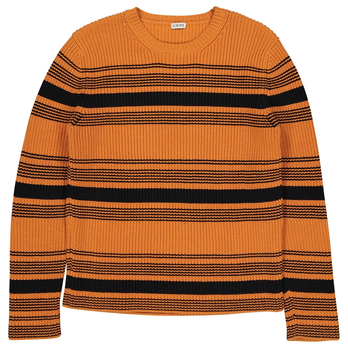 Orange Cotton Knitwear & Sweatshirt Loewe
