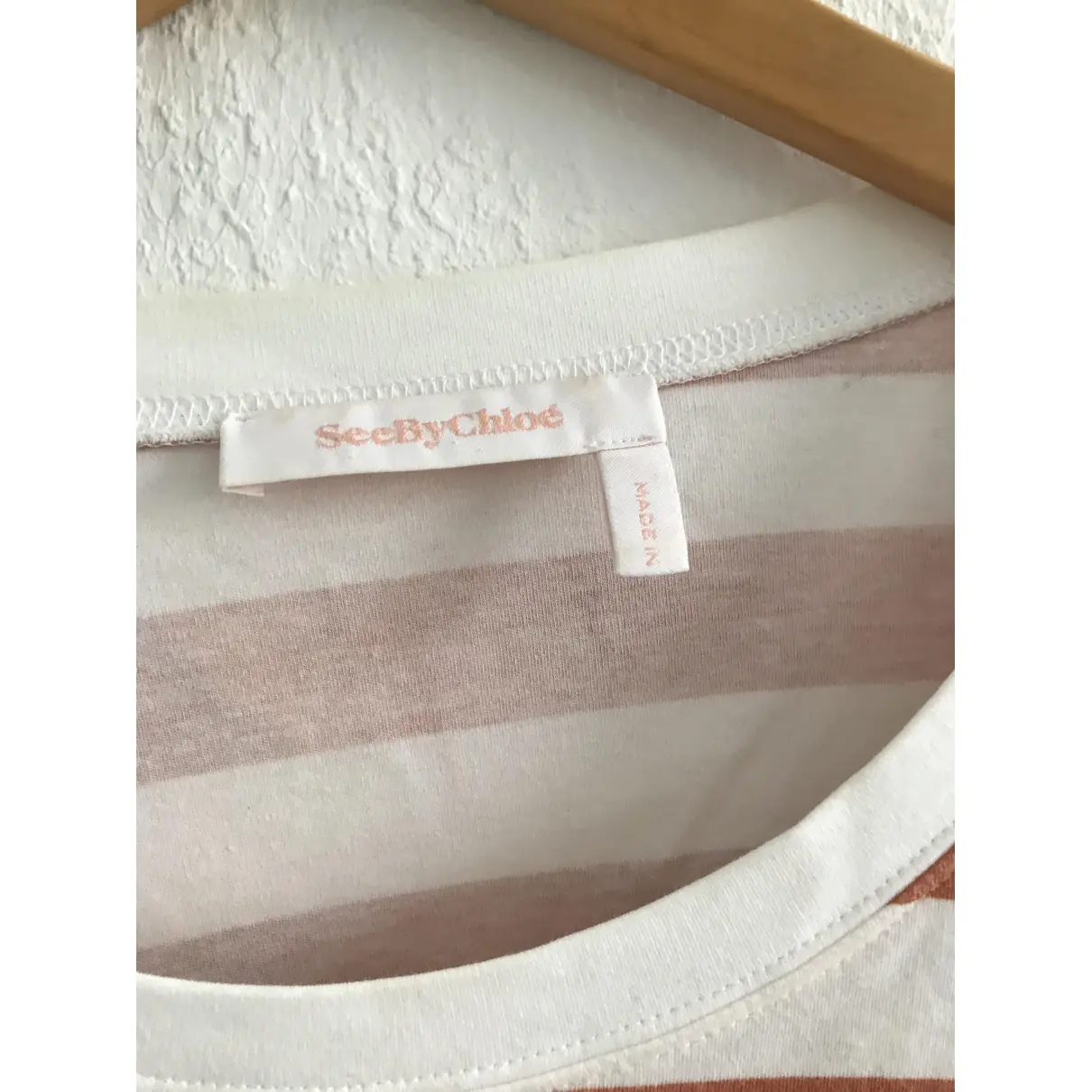 Buy See by Chloé Orange Cotton Top online