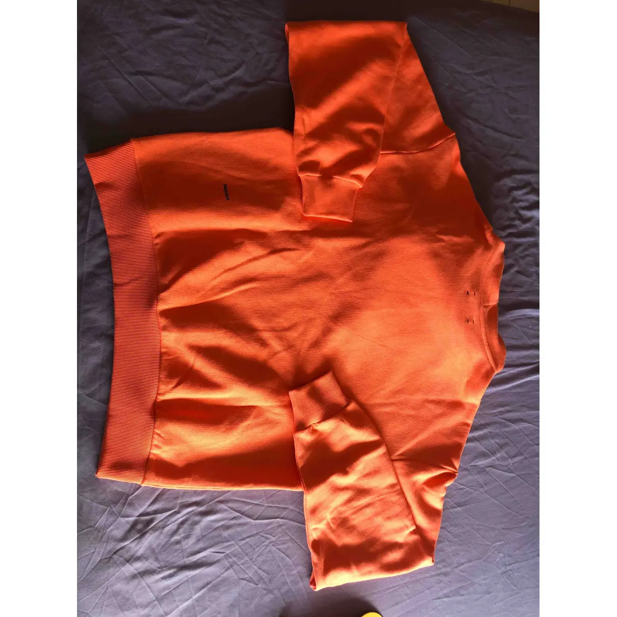Buy The Pangaia Orange Cotton Knitwear online