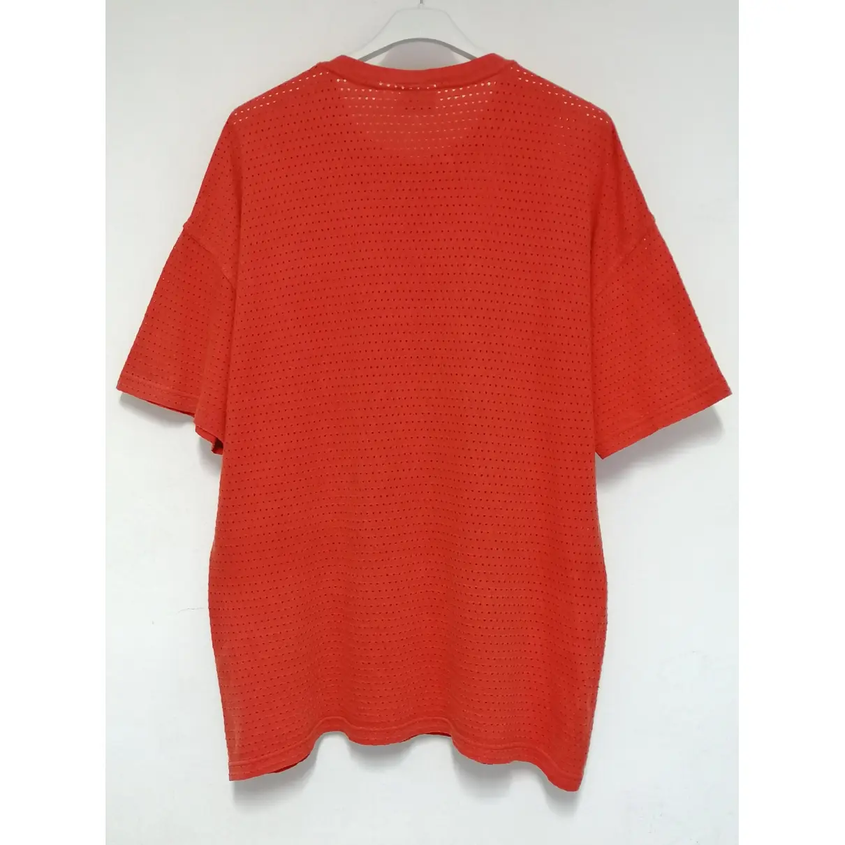 Buy Versace Jeans Couture Orange Cotton T-shirt online - Vintage