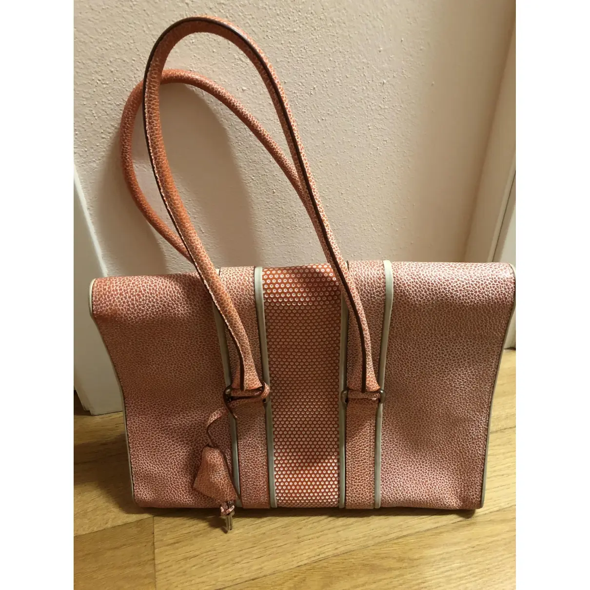 A. Testoni Leather handbag for sale