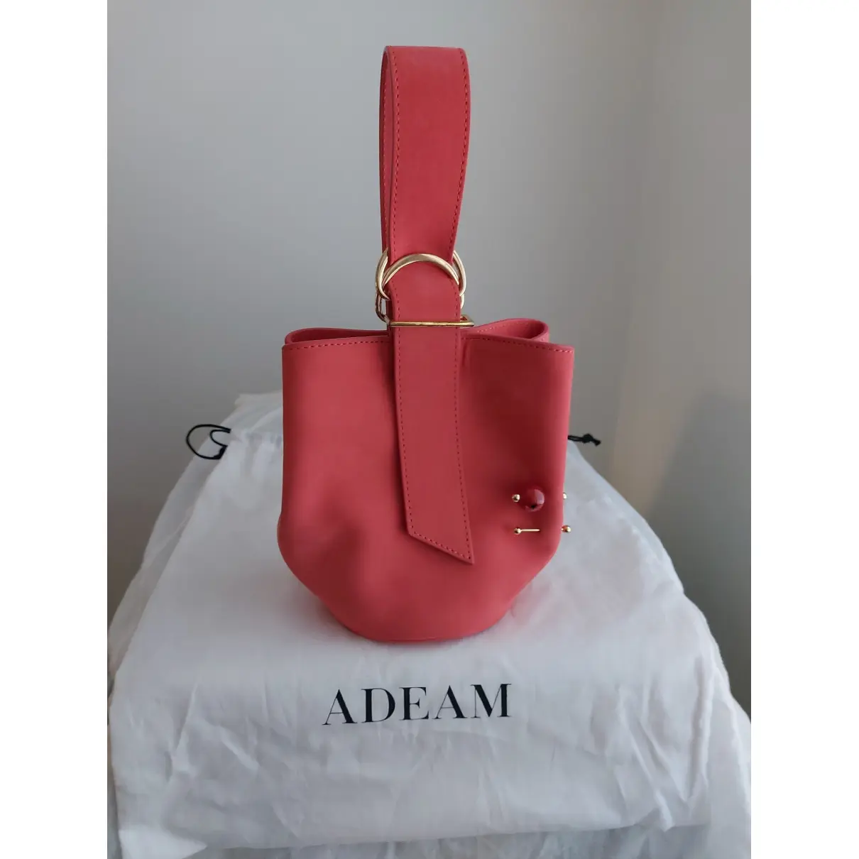 Leather handbag Adeam