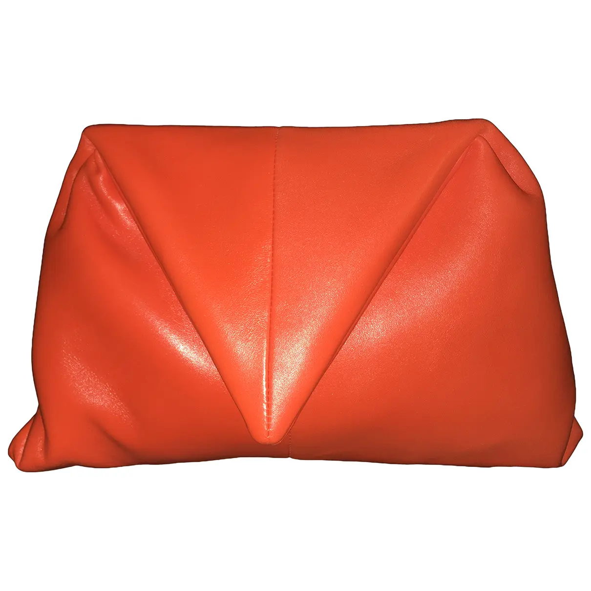 BV Trine leather clutch bag