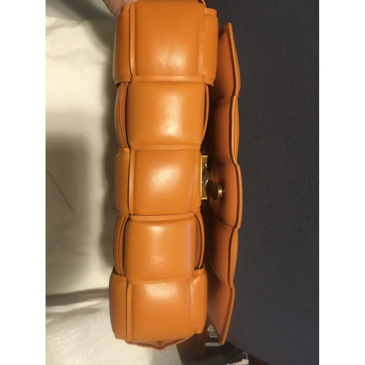 Cassette Padded leather handbag Bottega Veneta