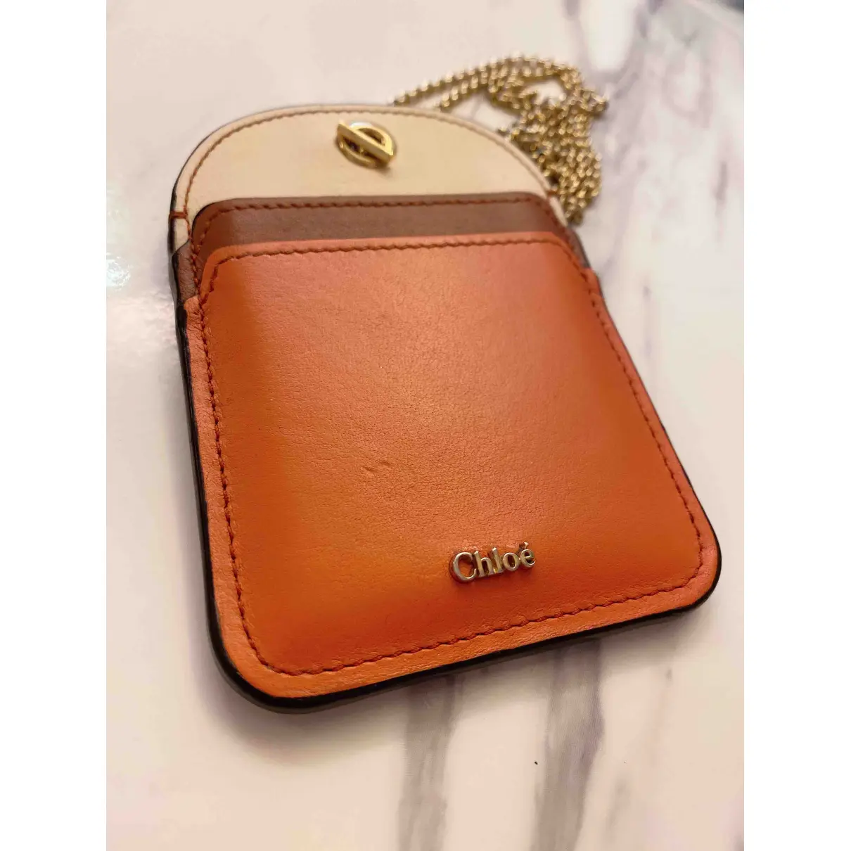 Buy Chloé Leather card wallet online
