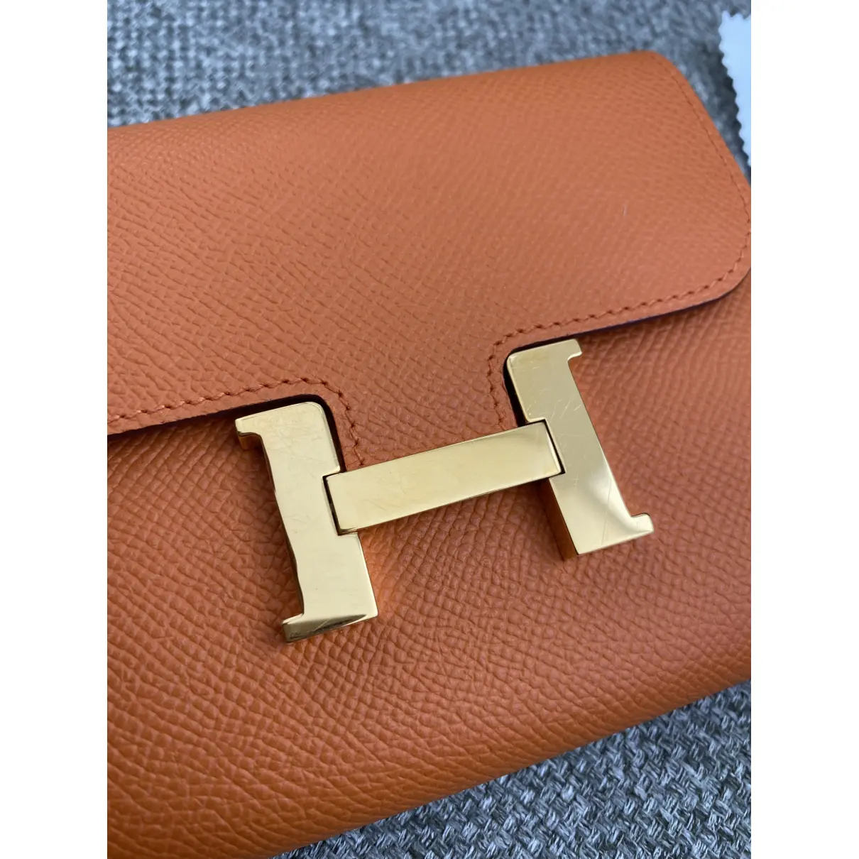 Constance leather wallet Hermès
