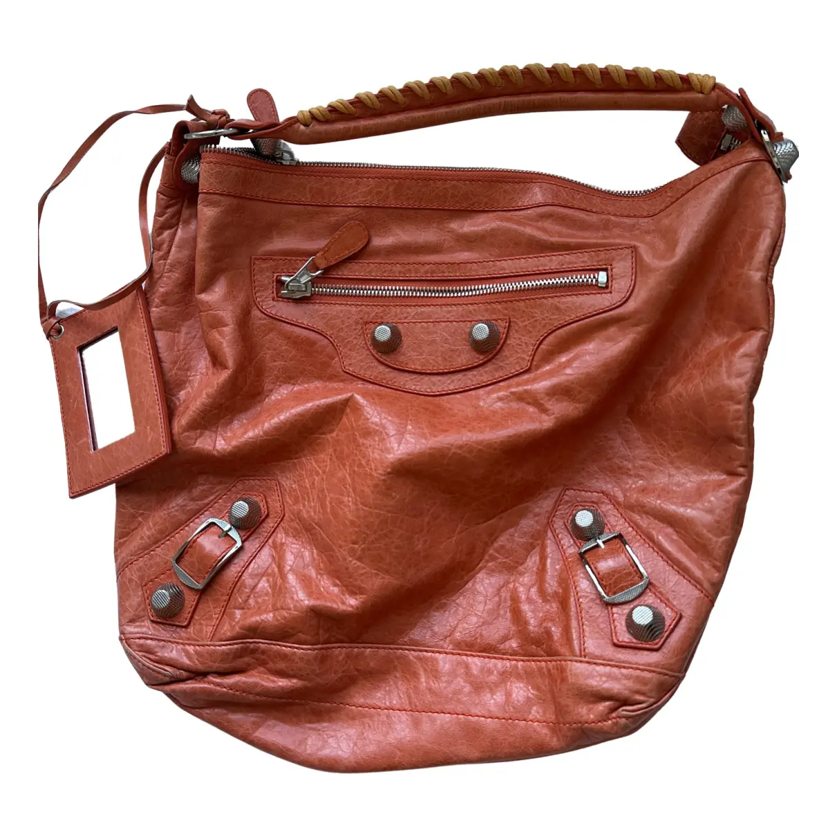 Day leather handbag Balenciaga