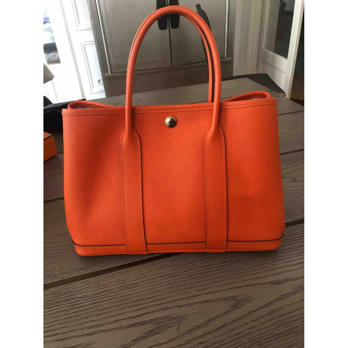 Hermès Garden Party leather tote for sale