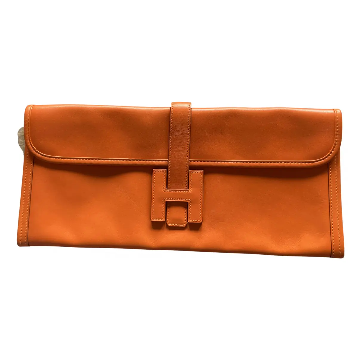 Leather clutch bag Hermès