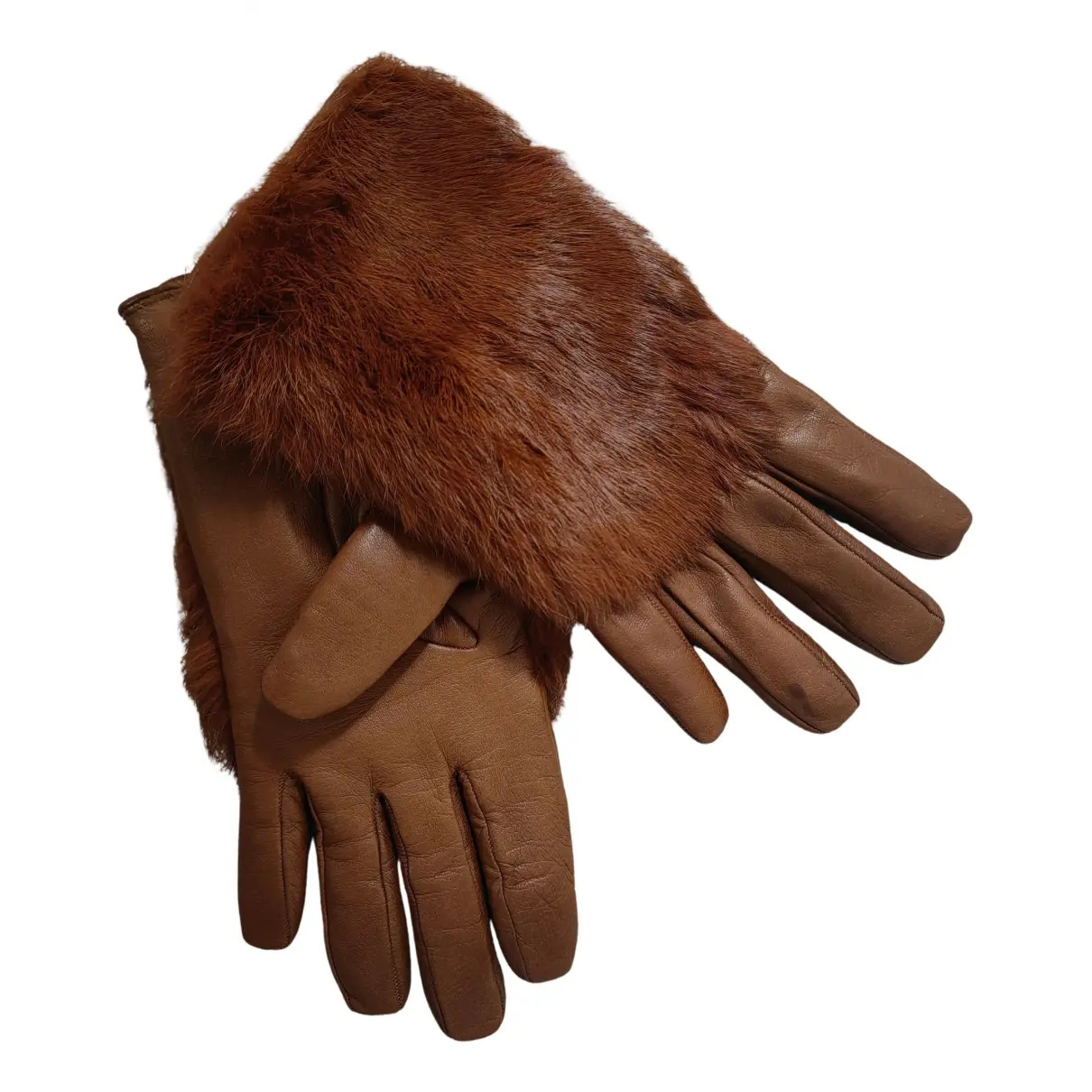 Leather gloves Intrend