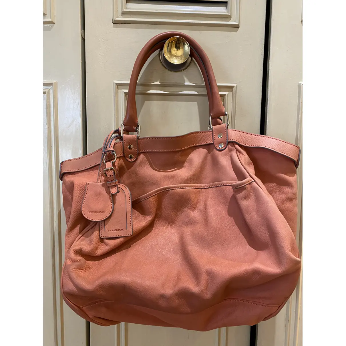 Buy Vanessa Bruno Lune leather handbag online