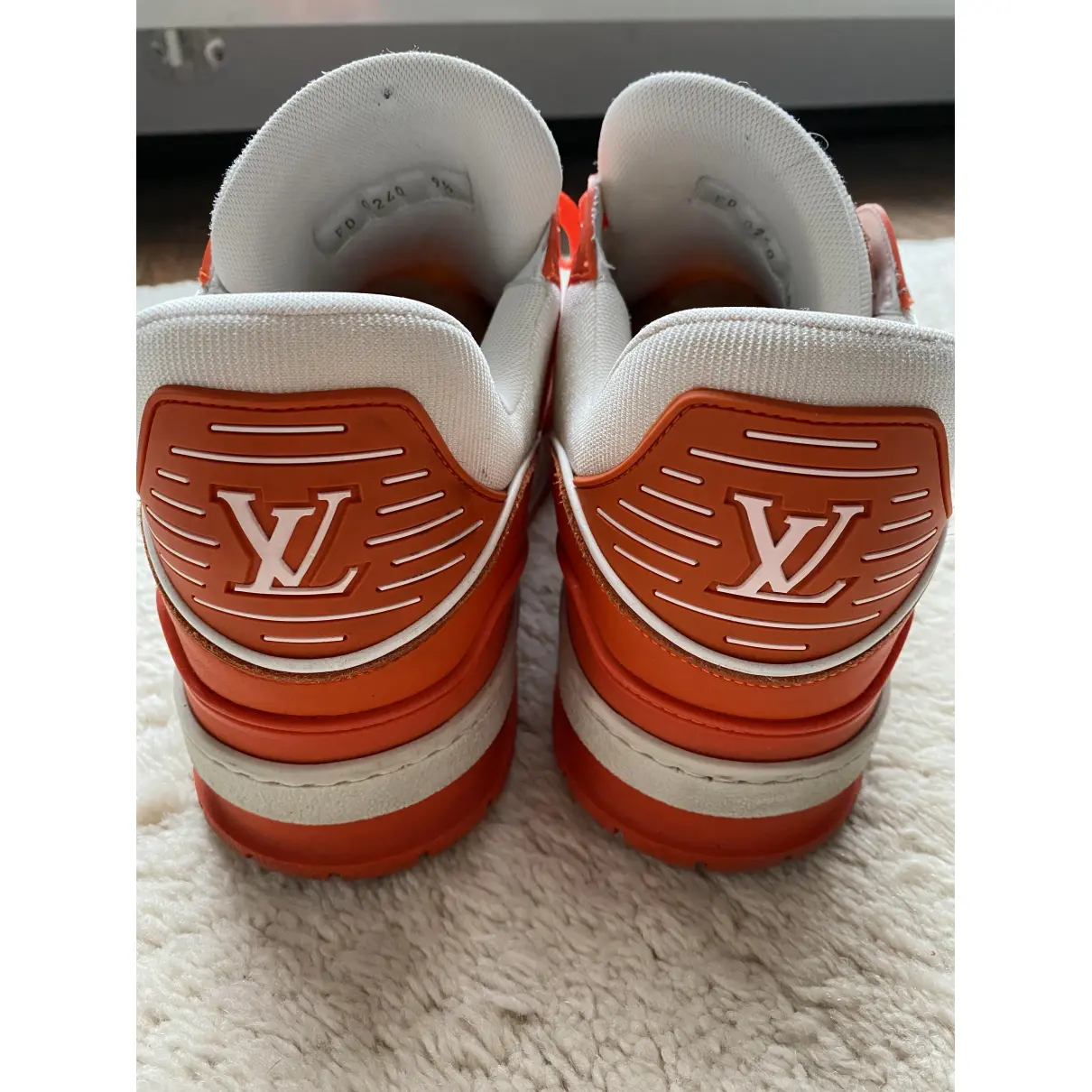 LV Trainer leather trainers Louis Vuitton