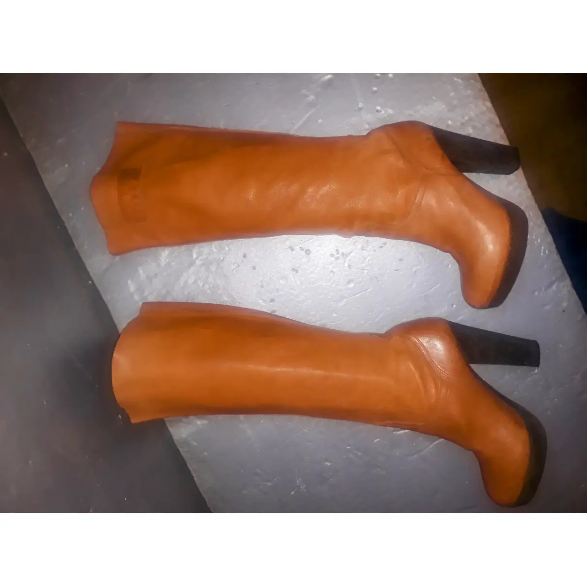 Leather riding boots MISS SIXTY - Vintage