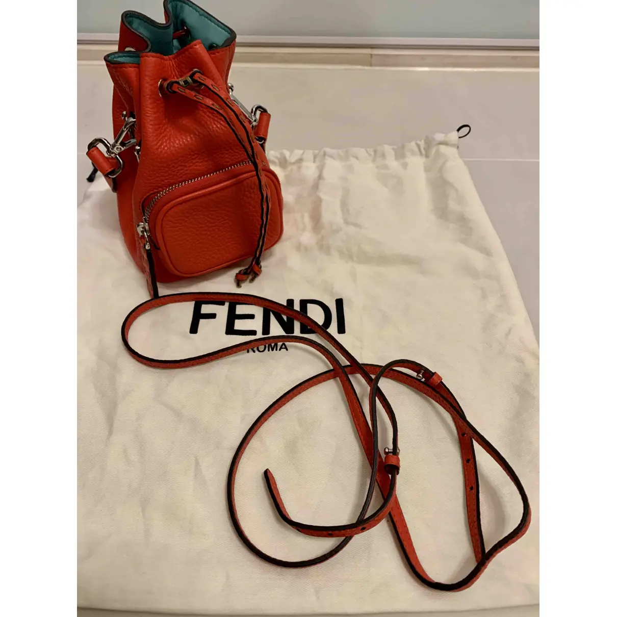 Buy Fendi Mon Trésor leather crossbody bag online
