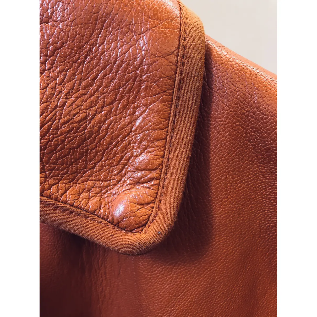 Leather caban Prada - Vintage