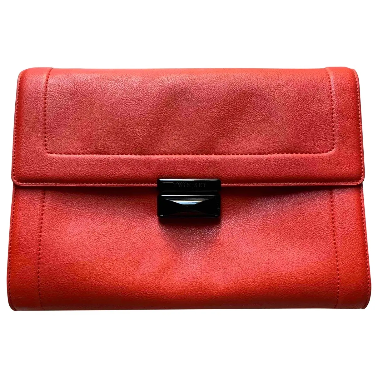 Leather clutch bag Twinset