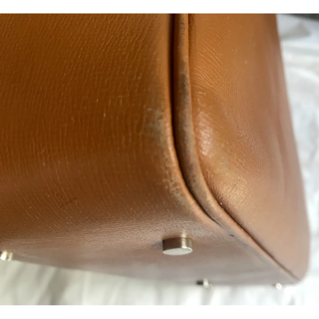Leather handbag Valextra - Vintage