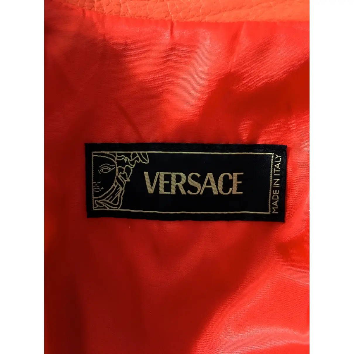 Leather jacket Versace - Vintage