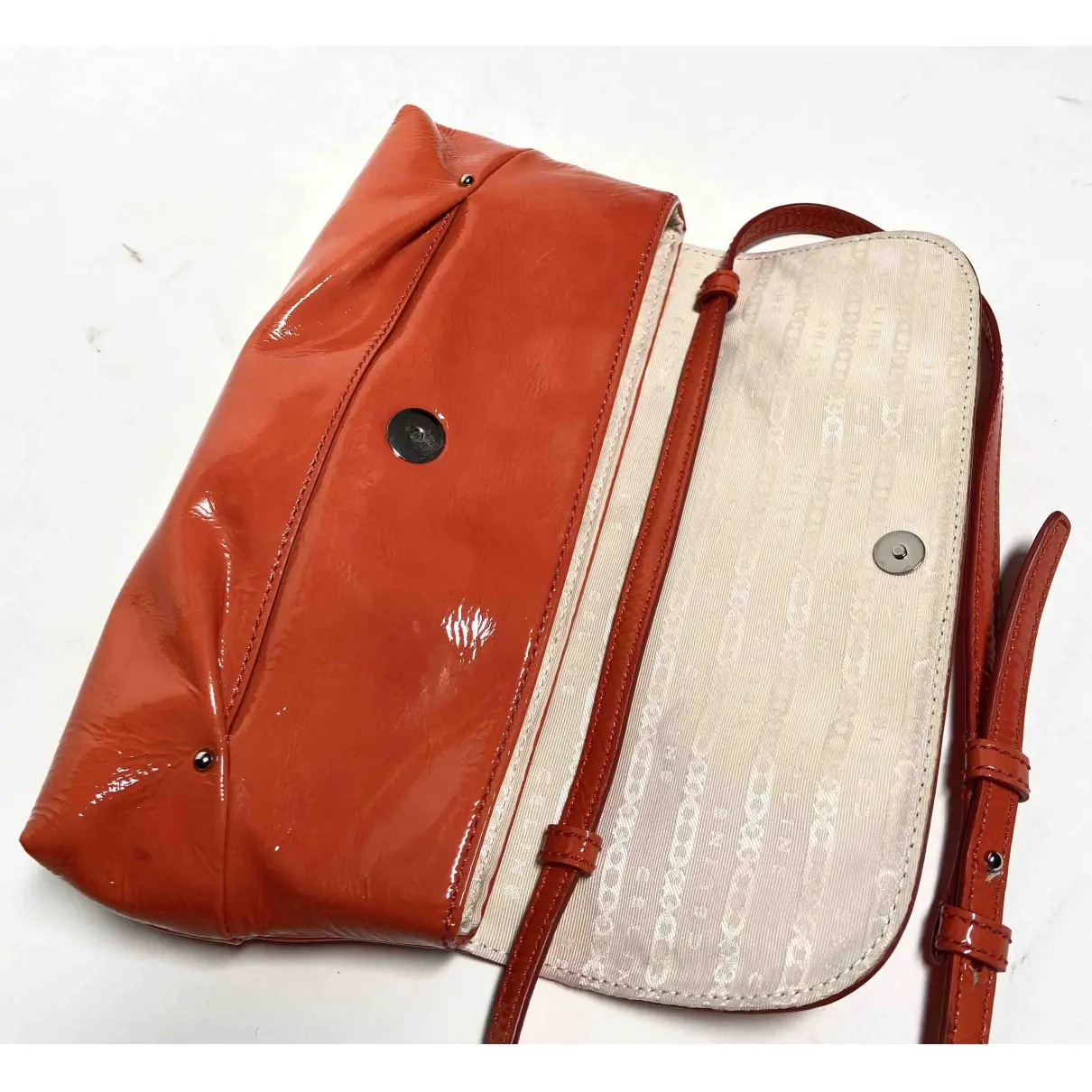 All Soft patent leather mini bag Celine - Vintage